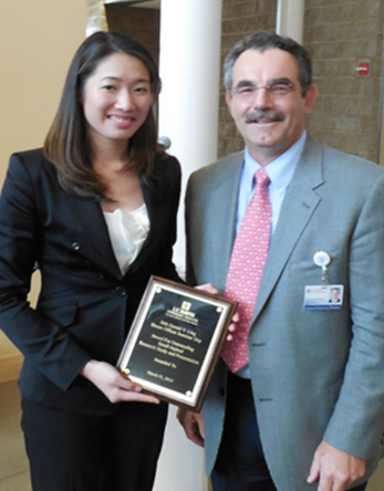 Bing Yun Zhu with VMTH Director W. David Wilson